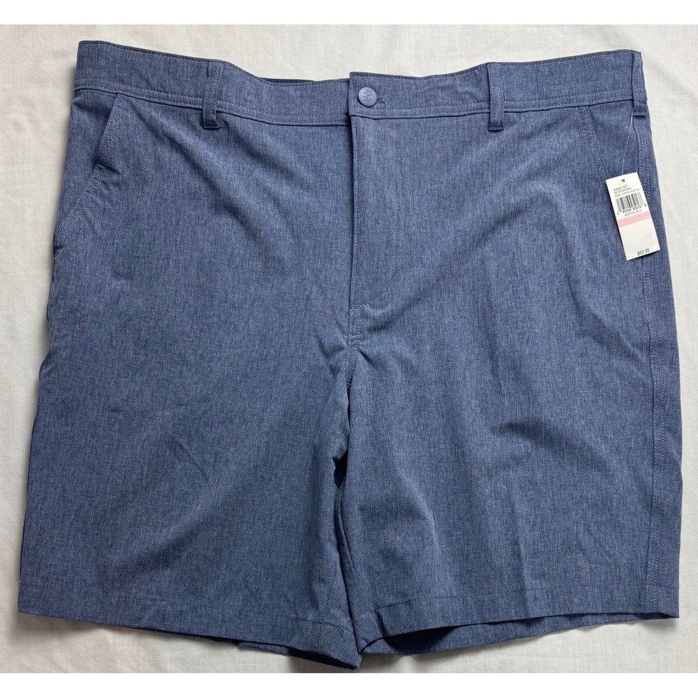 IZOD Mens Hybrid Performance Shorts 40 Medieval Blue Beach Quick Dry Golf - Picture 6 of 16